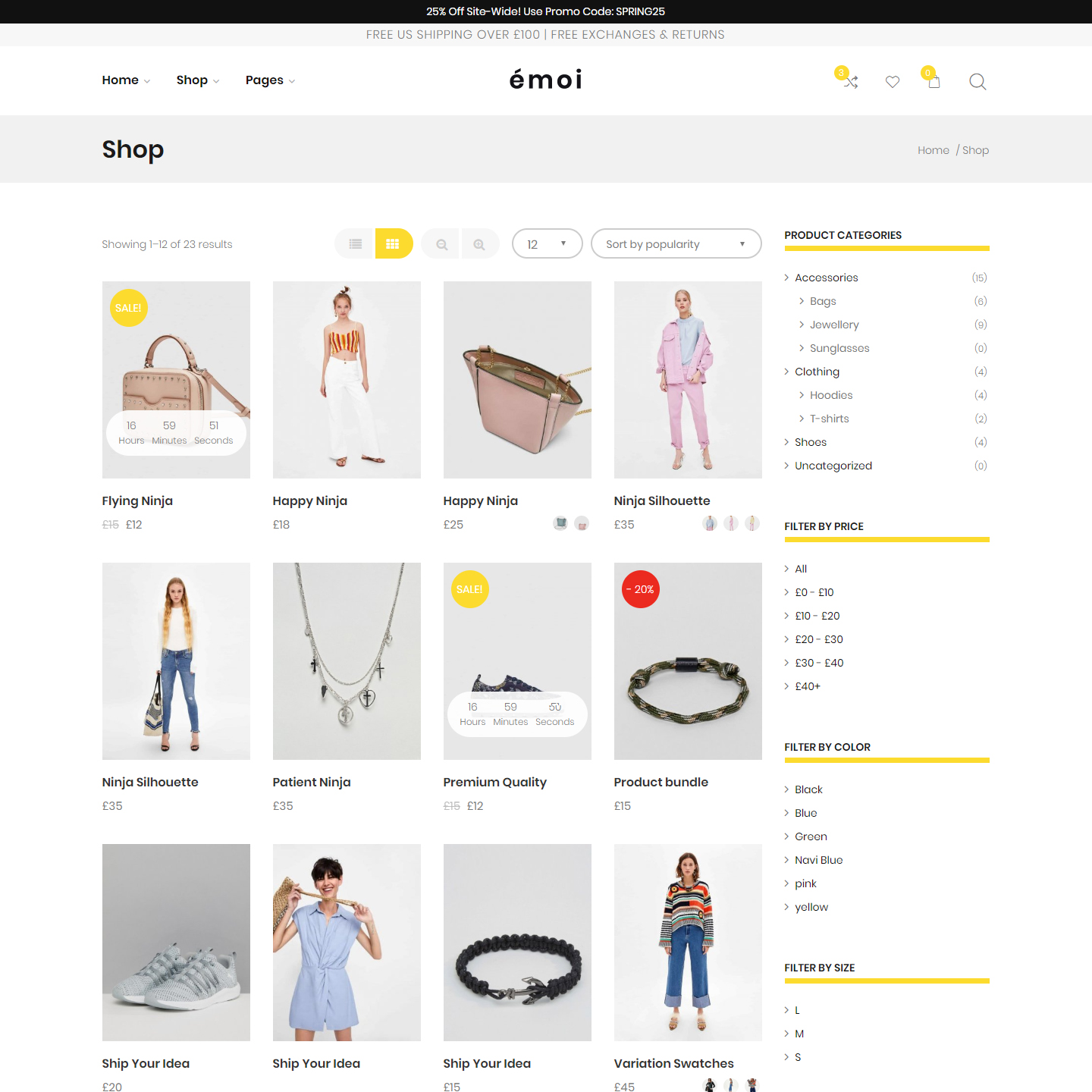 shop 2 responsive responsive fashion ajax wordpress theme